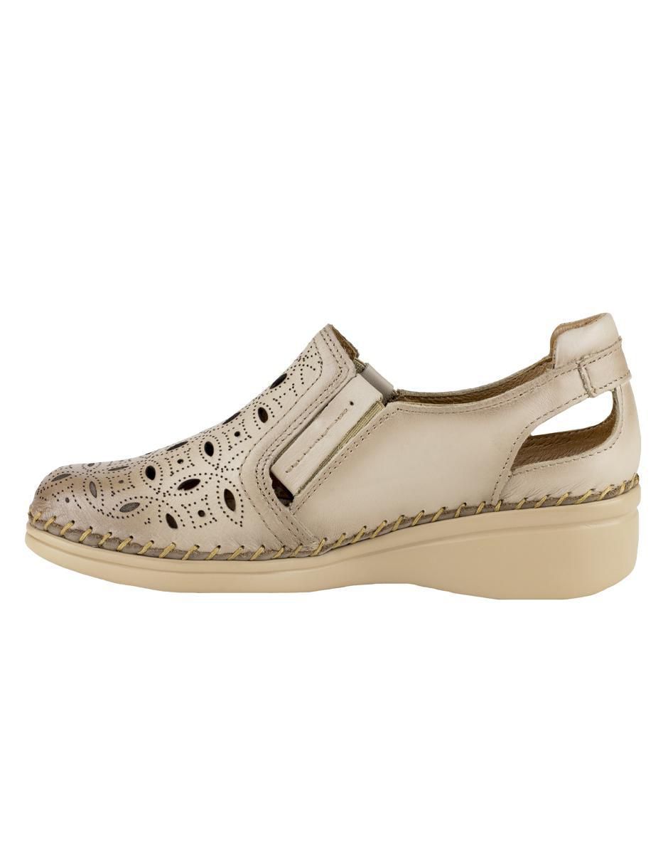 Zapato lobo solo de piel para mujer
