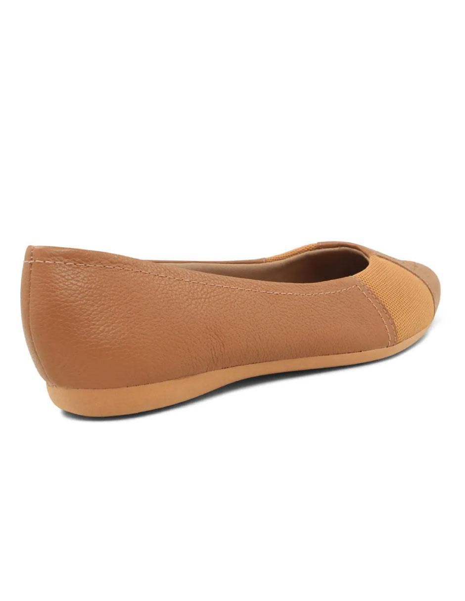 Balerina de cuero para mujer 4