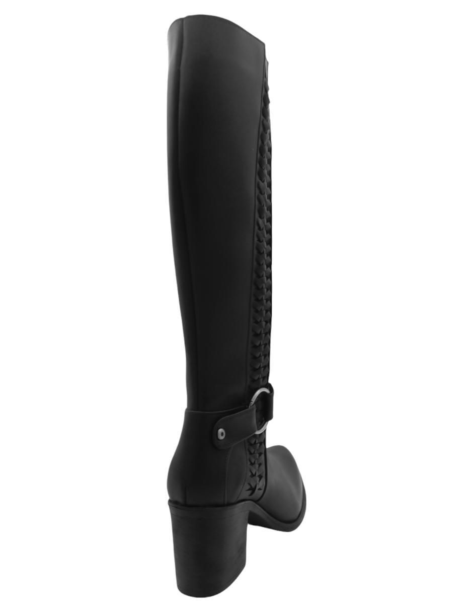 Bota abajo de la rodilla Rbcollection de piel para mujer