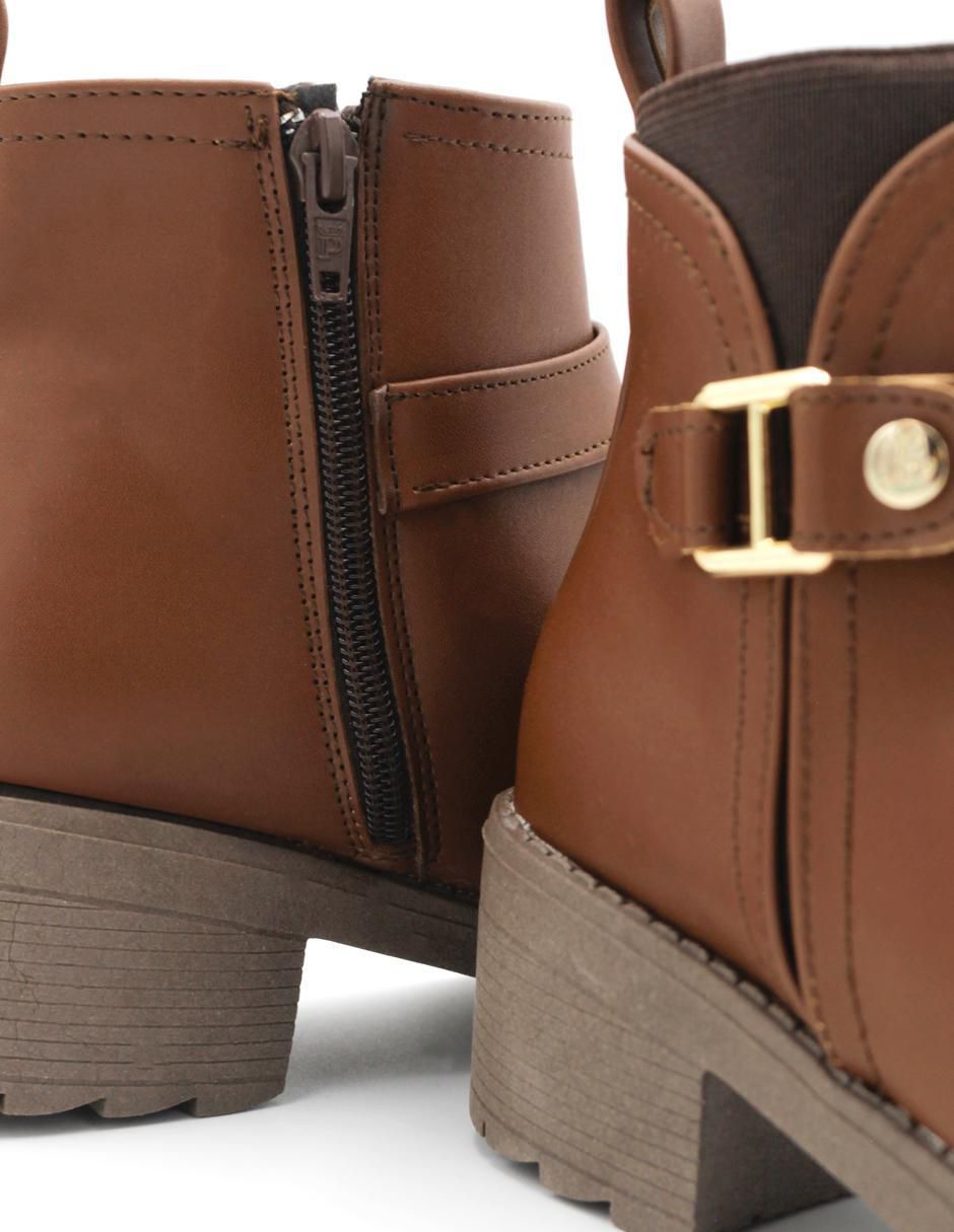 Botín al tobillo Rbcollection de piel para mujer