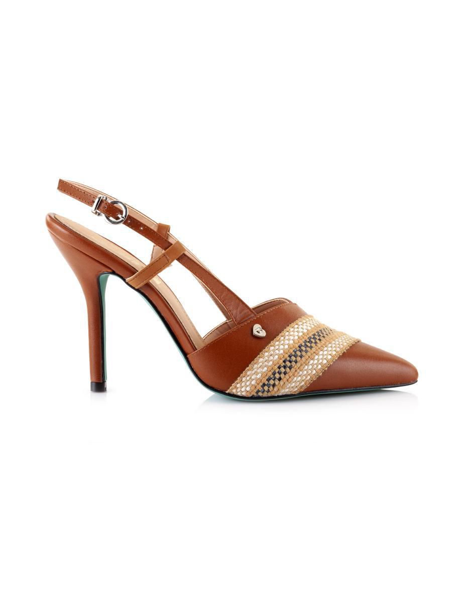 Zapatilla piel