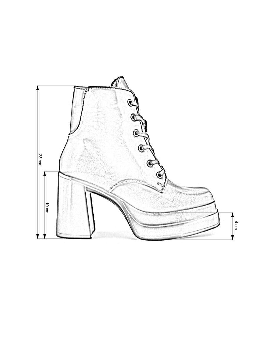 Bota arriba del tobillo Dasalo de piel para mujer