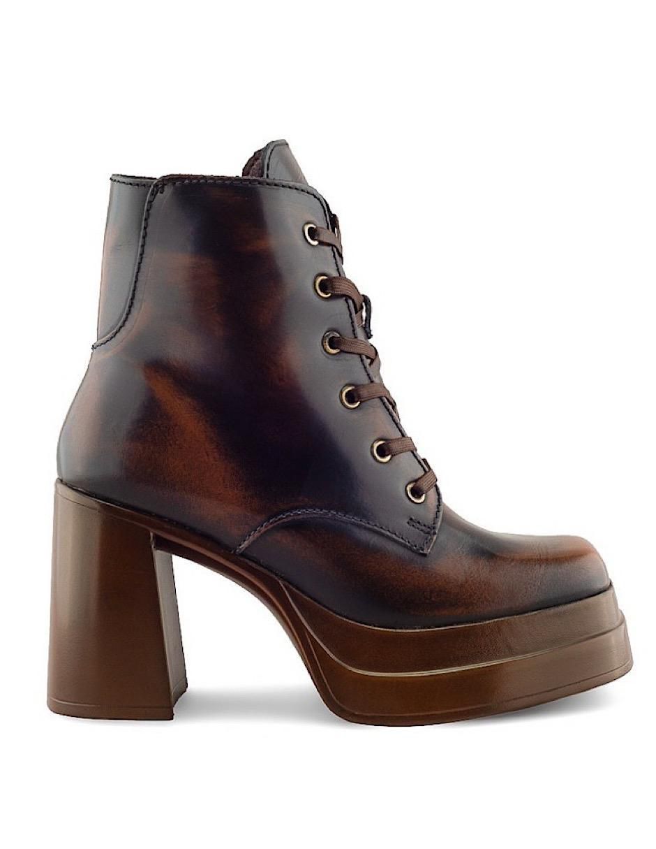 Bota arriba del tobillo Dasalo de piel para mujer
