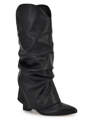 Bota media pierna para mujer