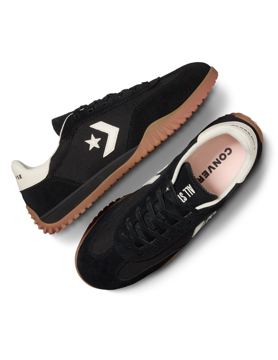 Tenis Converse Run Star Trainer Ox Black/Egret/Honey para mujer