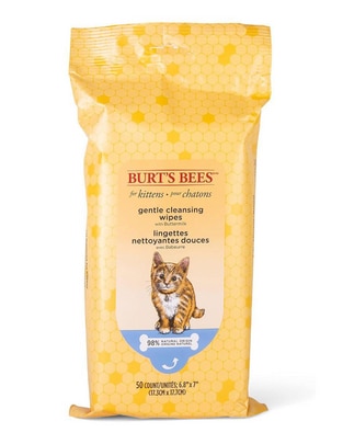 Toallas húmedas Burt's Bees para gato