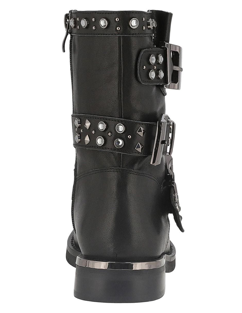 Bota arriba del tobillo de piel para mujer