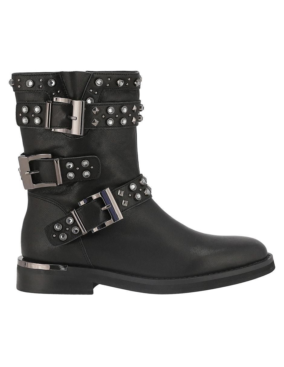 Bota arriba del tobillo de piel para mujer
