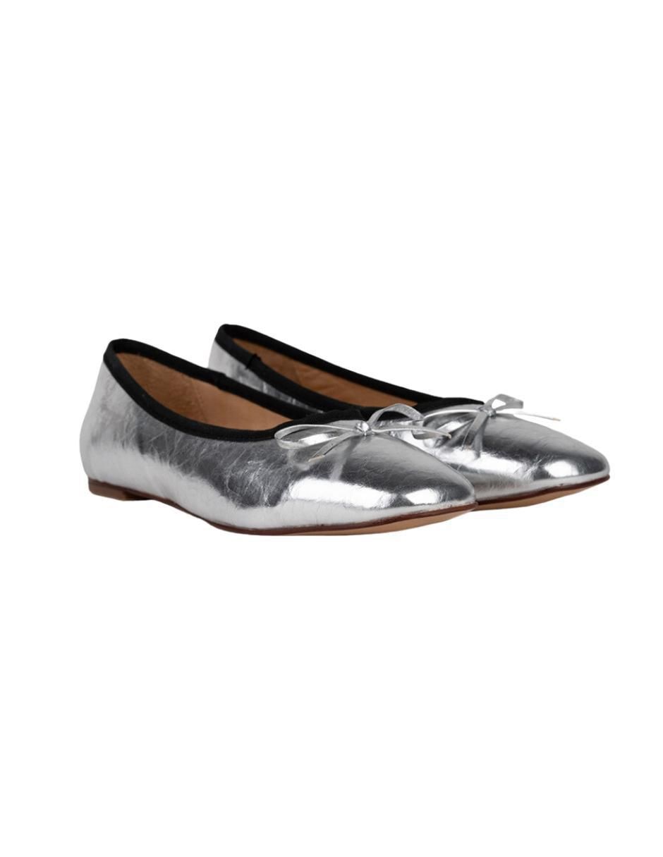 Balerinas Luciana de piel para mujer 4