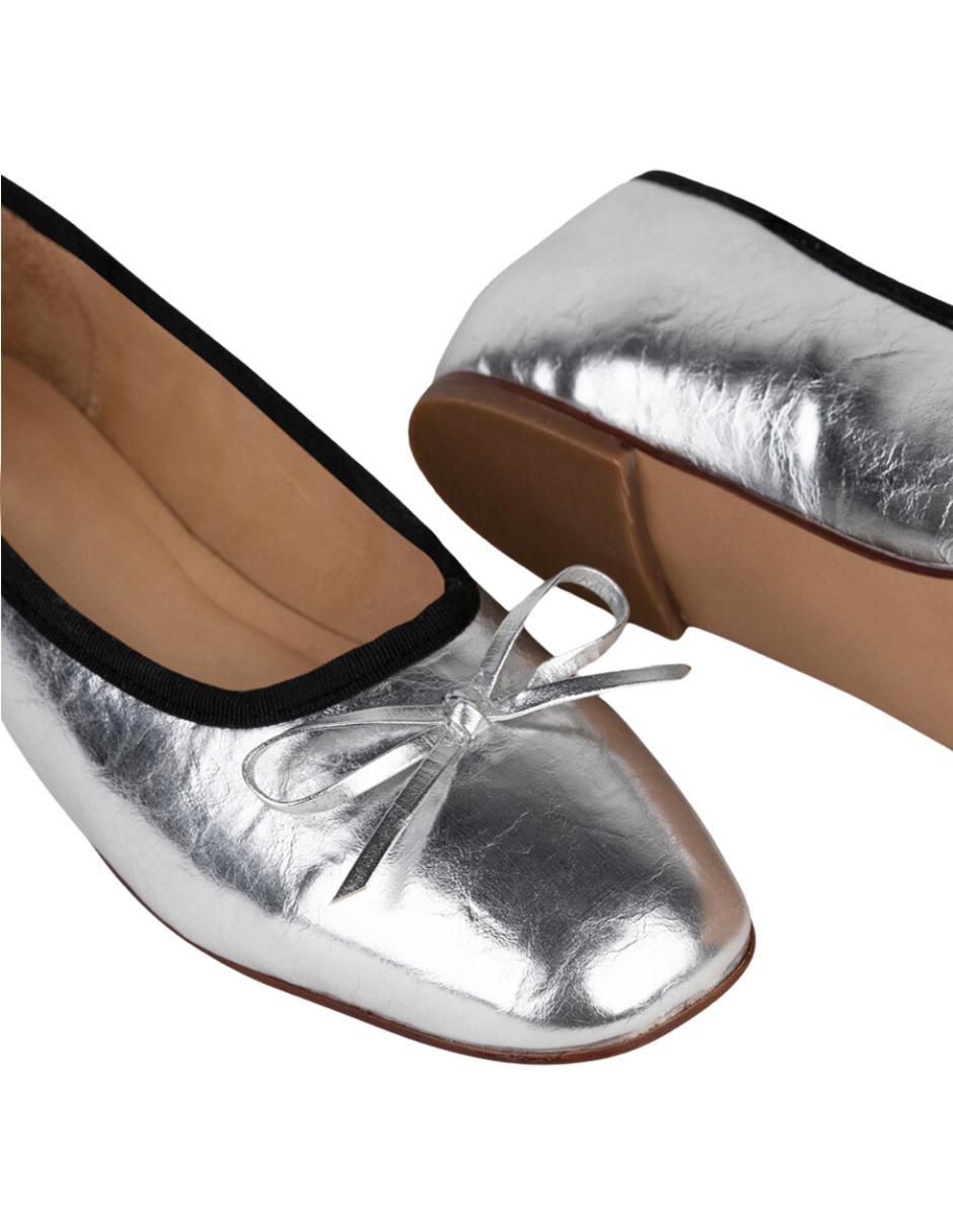 Balerinas Luciana de piel para mujer 3