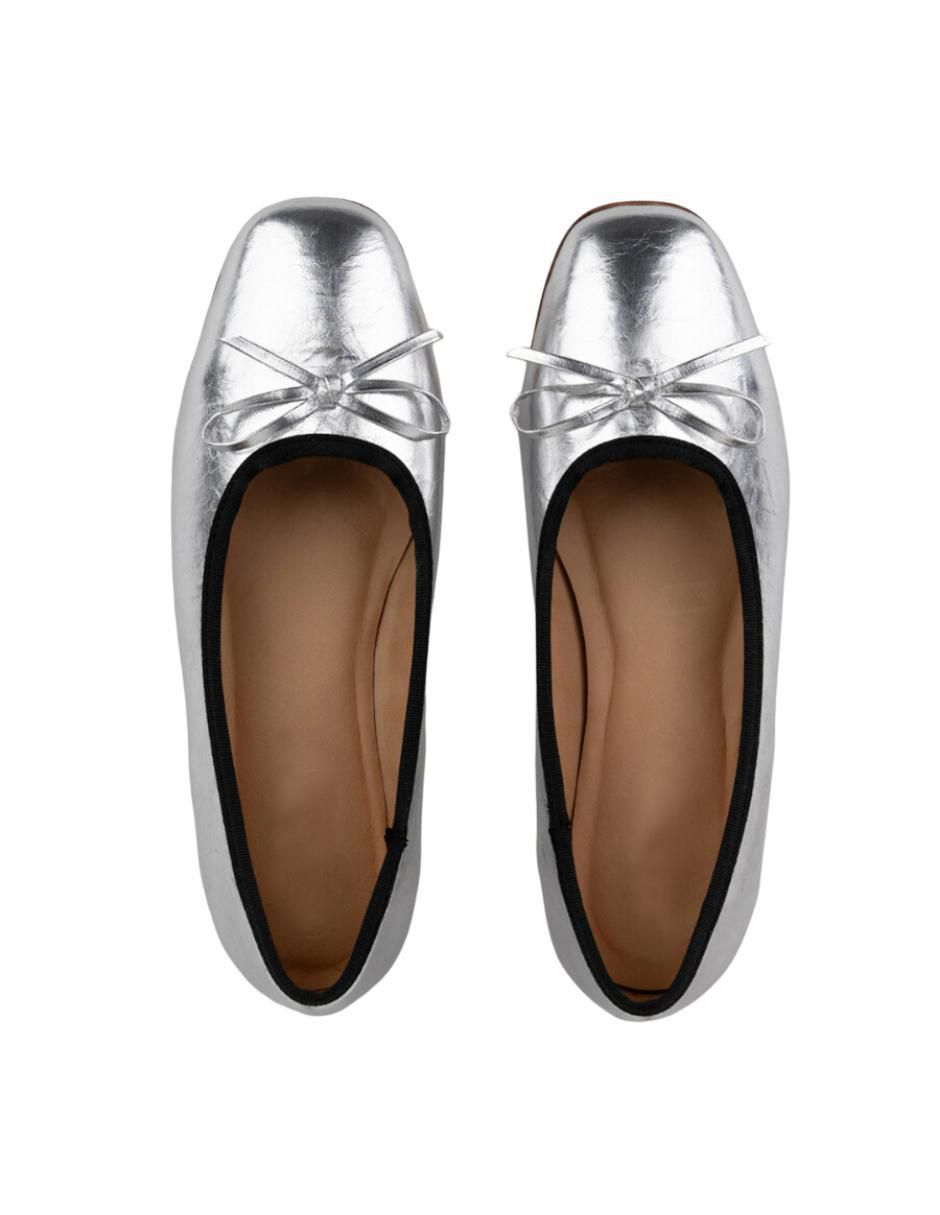 Balerinas Luciana de piel para mujer 2