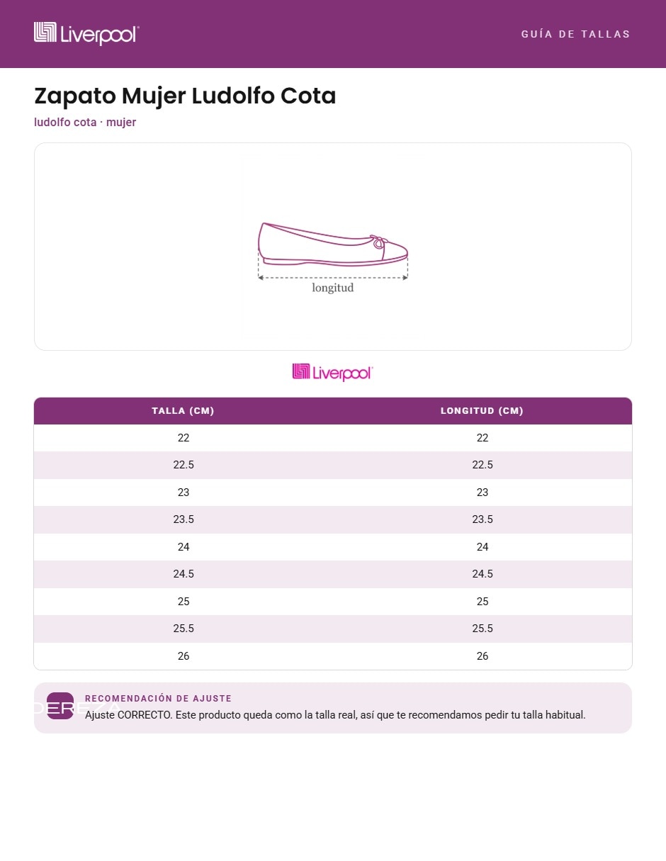 Zapato para mujer