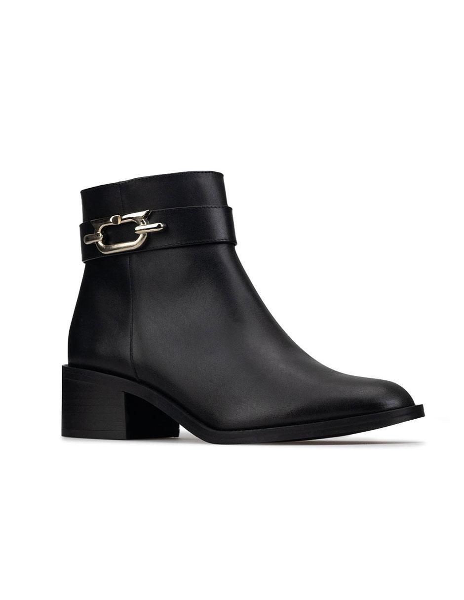 Bota al tobillo Davenia de piel para mujer