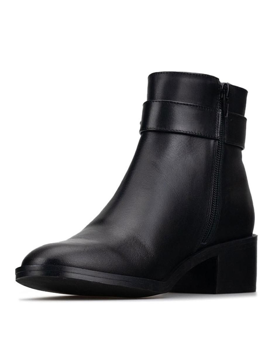 Bota al tobillo Davenia de piel para mujer