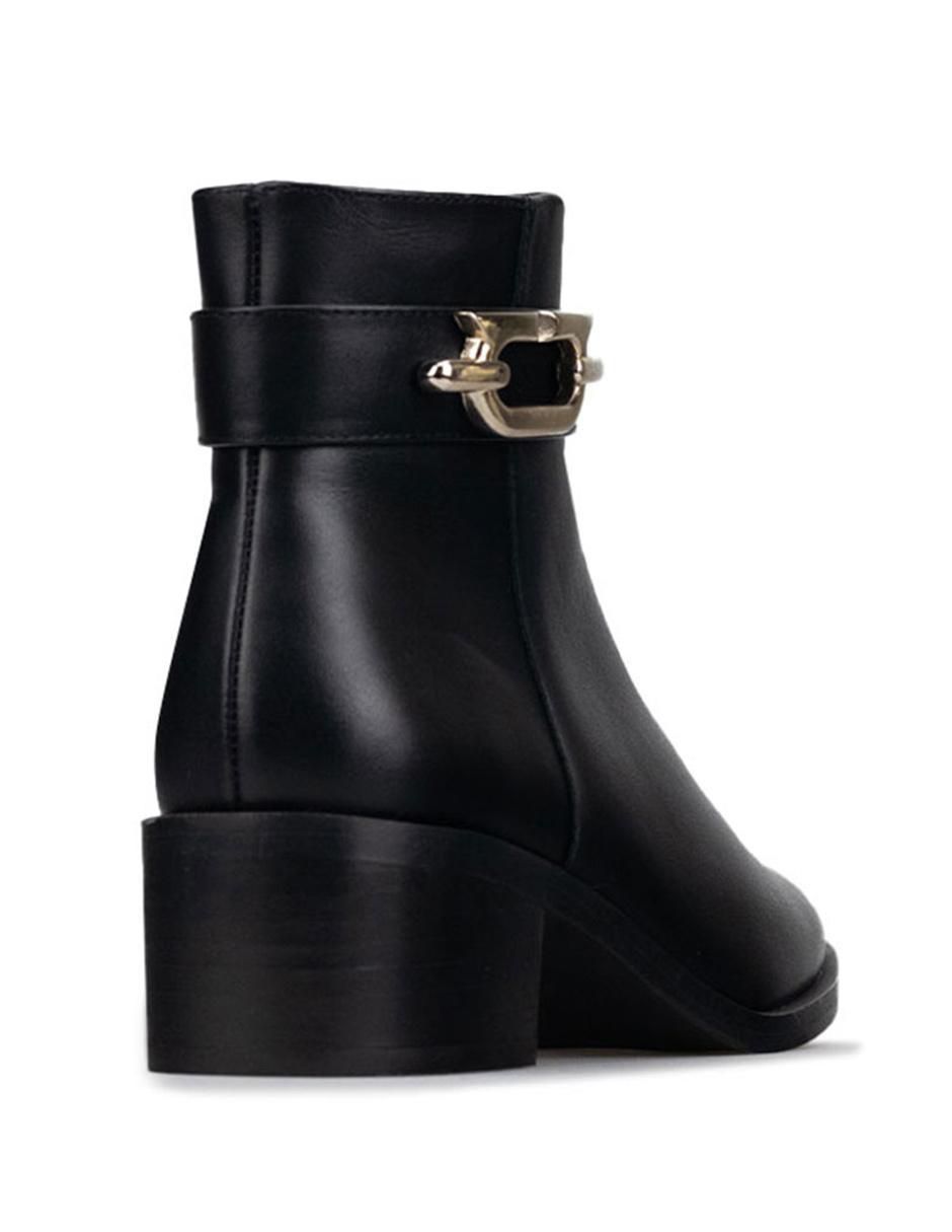 Bota al tobillo Davenia de piel para mujer