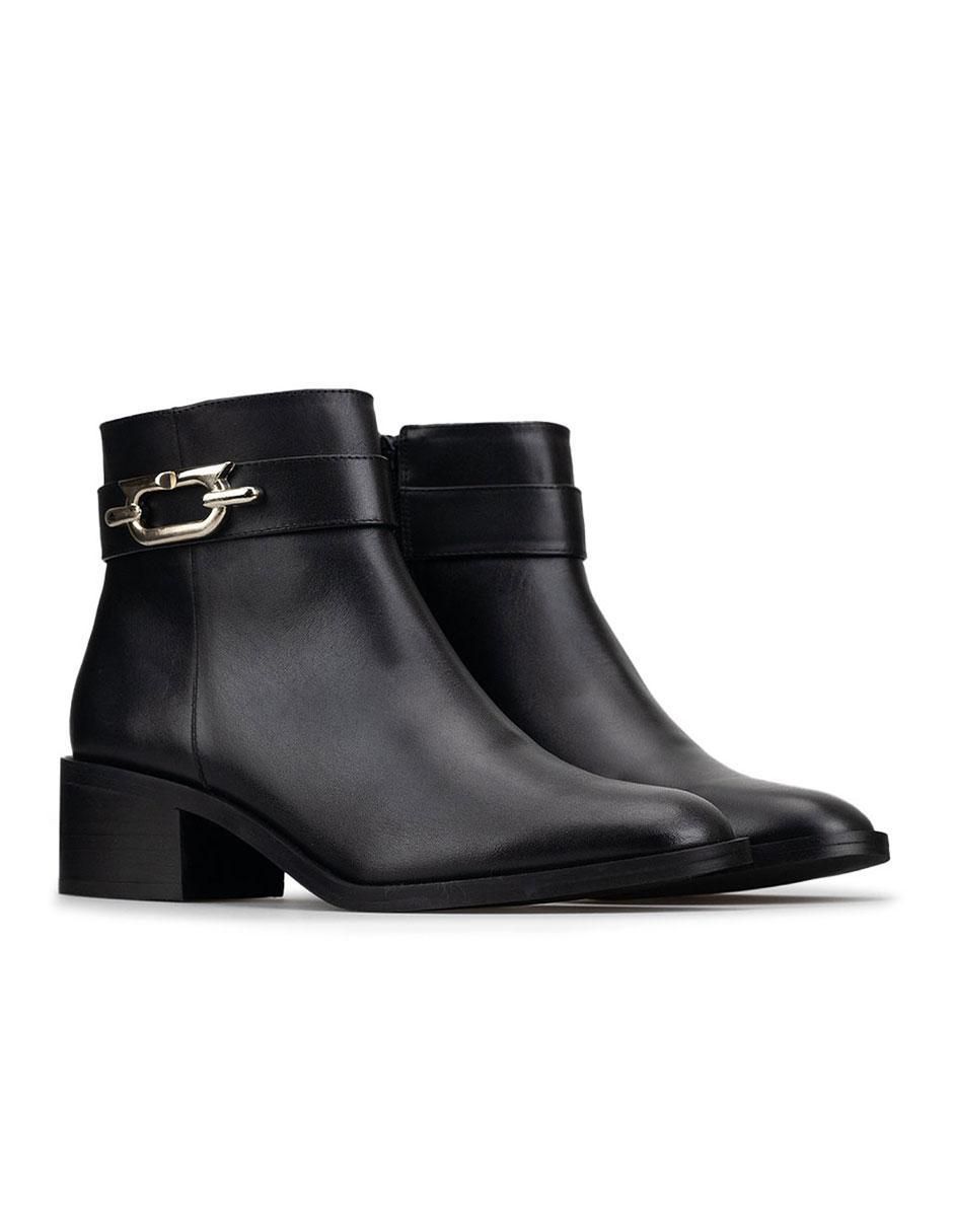 Bota al tobillo Davenia de piel para mujer