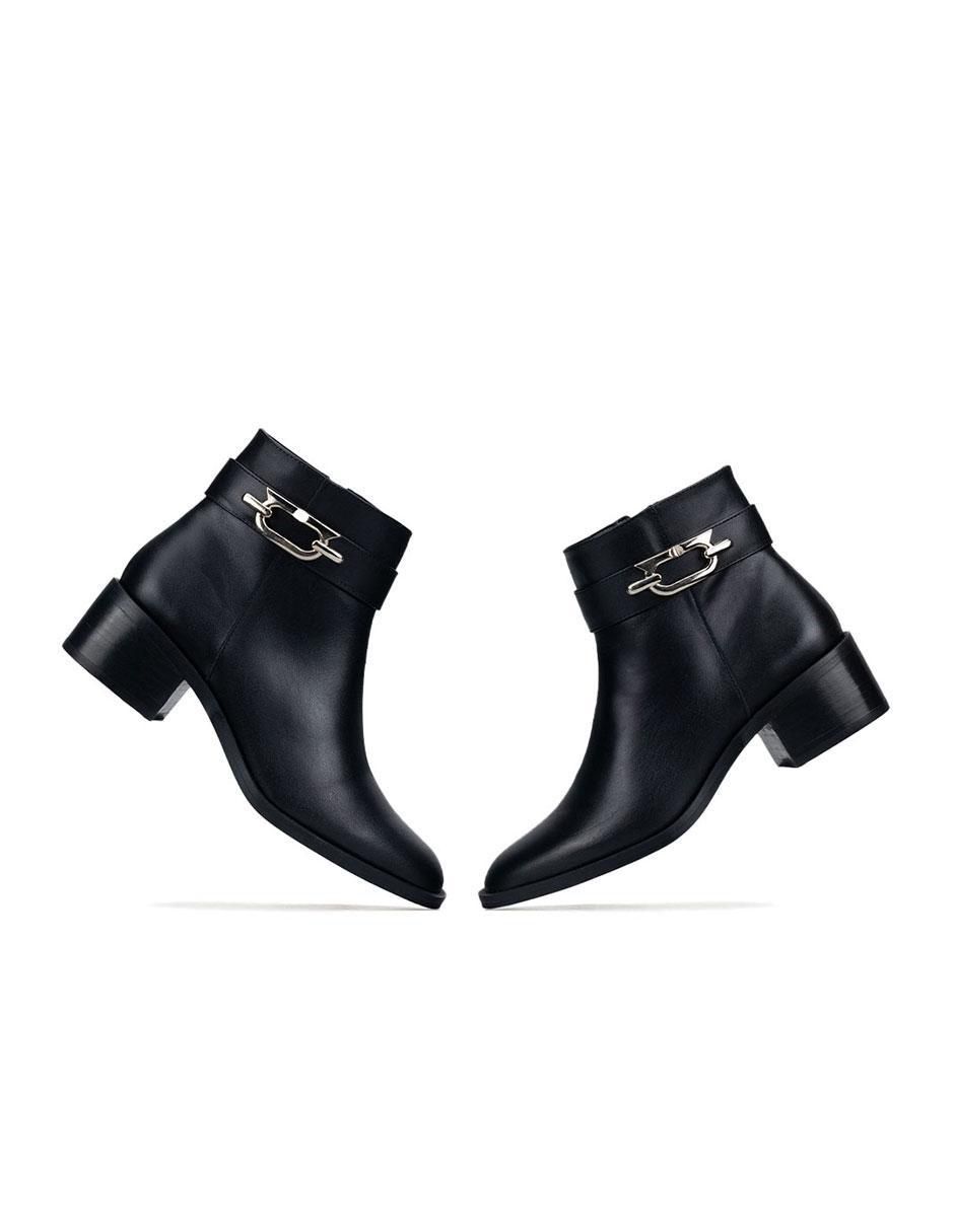 Bota al tobillo Davenia de piel para mujer