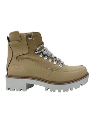 Bota arriba del tobillo de piel para mujer Bota arriba del tobillo de piel para mujer