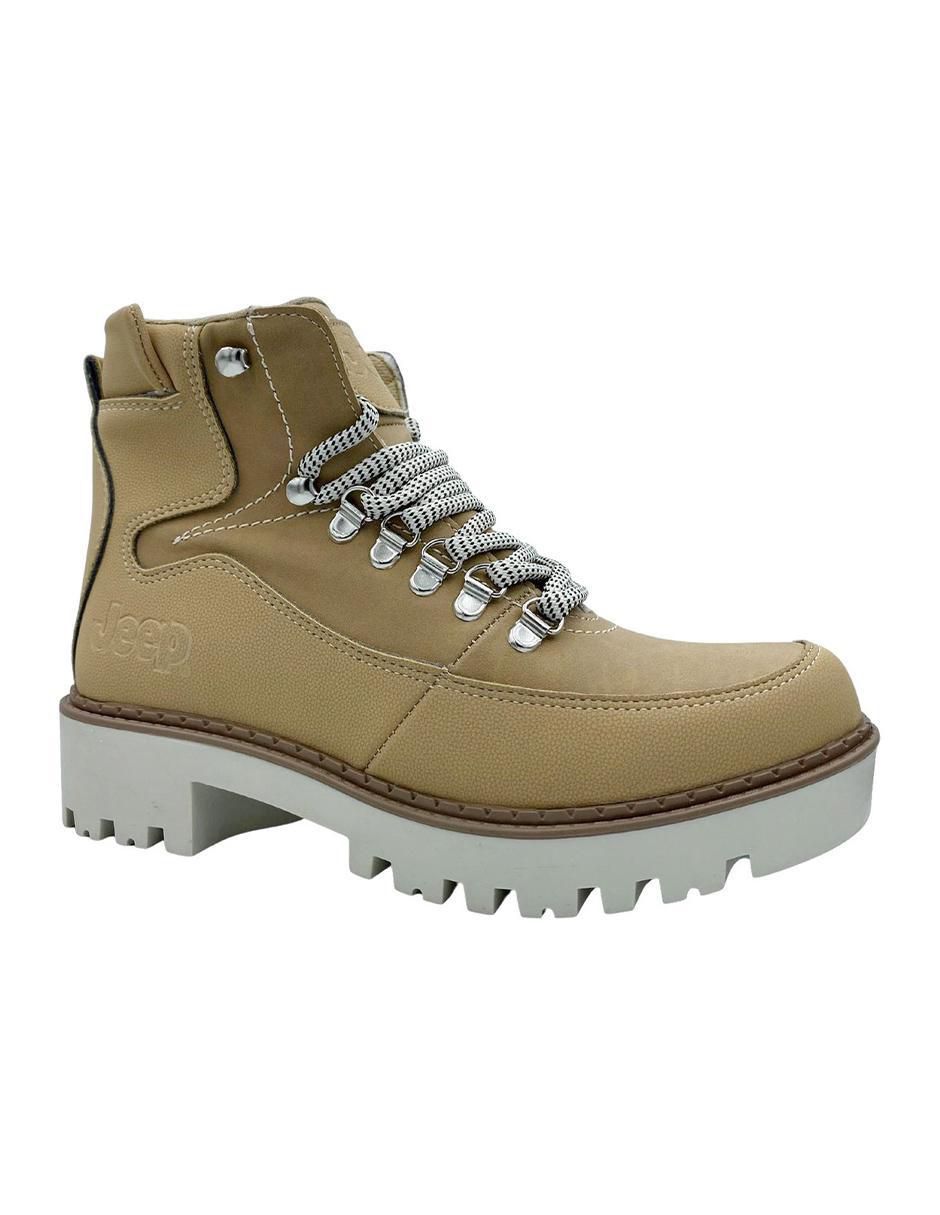 Bota arriba del tobillo Jeep de piel para mujer