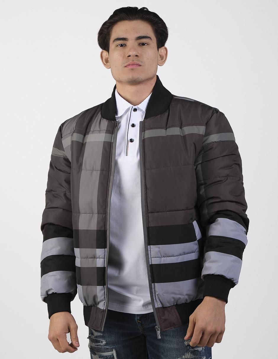 Chamarra casual con bolsillos para hombre