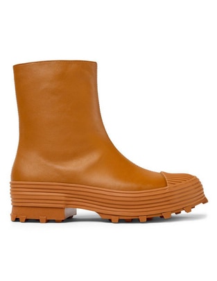 Bota arriba del tobillo Traktori de piel para mujer Bota arriba del tobillo Traktori de piel para mujer
