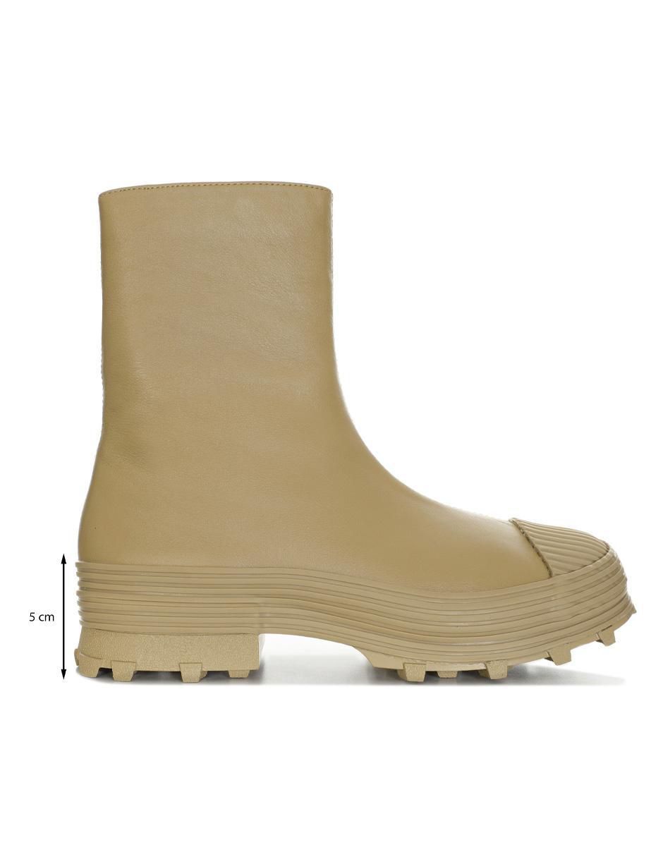 Bota arriba del tobillo Camper Traktori de piel para mujer