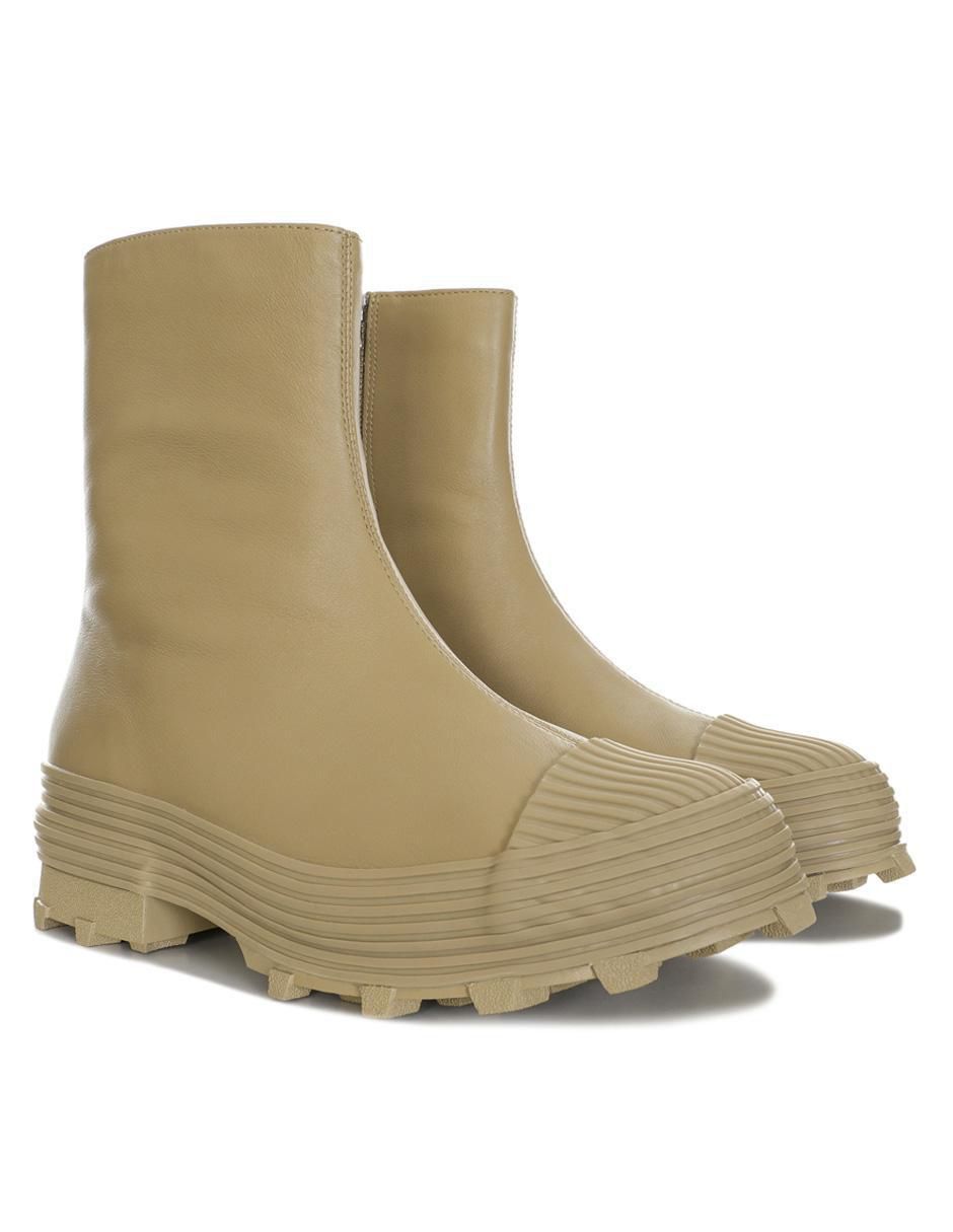 Bota arriba del tobillo Camper Traktori de piel para mujer