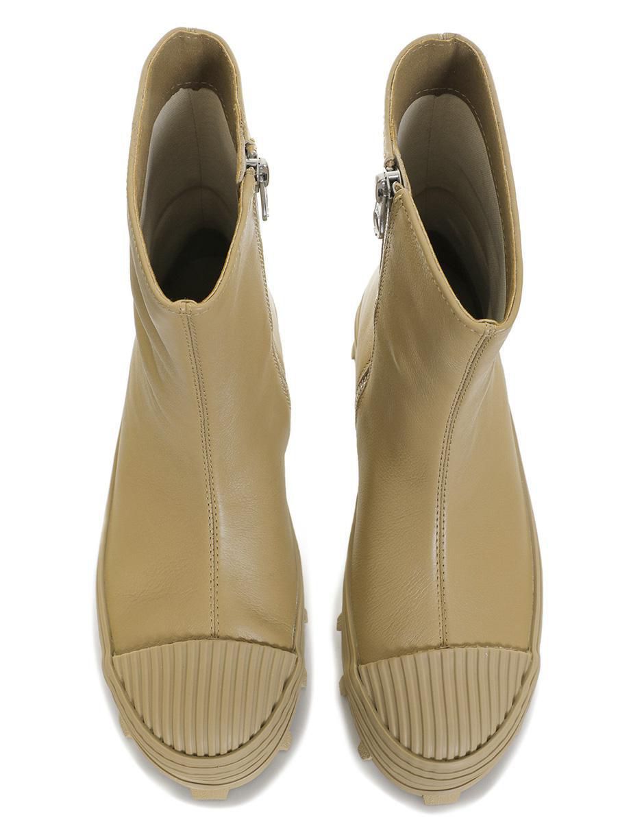 Bota arriba del tobillo Camper Traktori de piel para mujer
