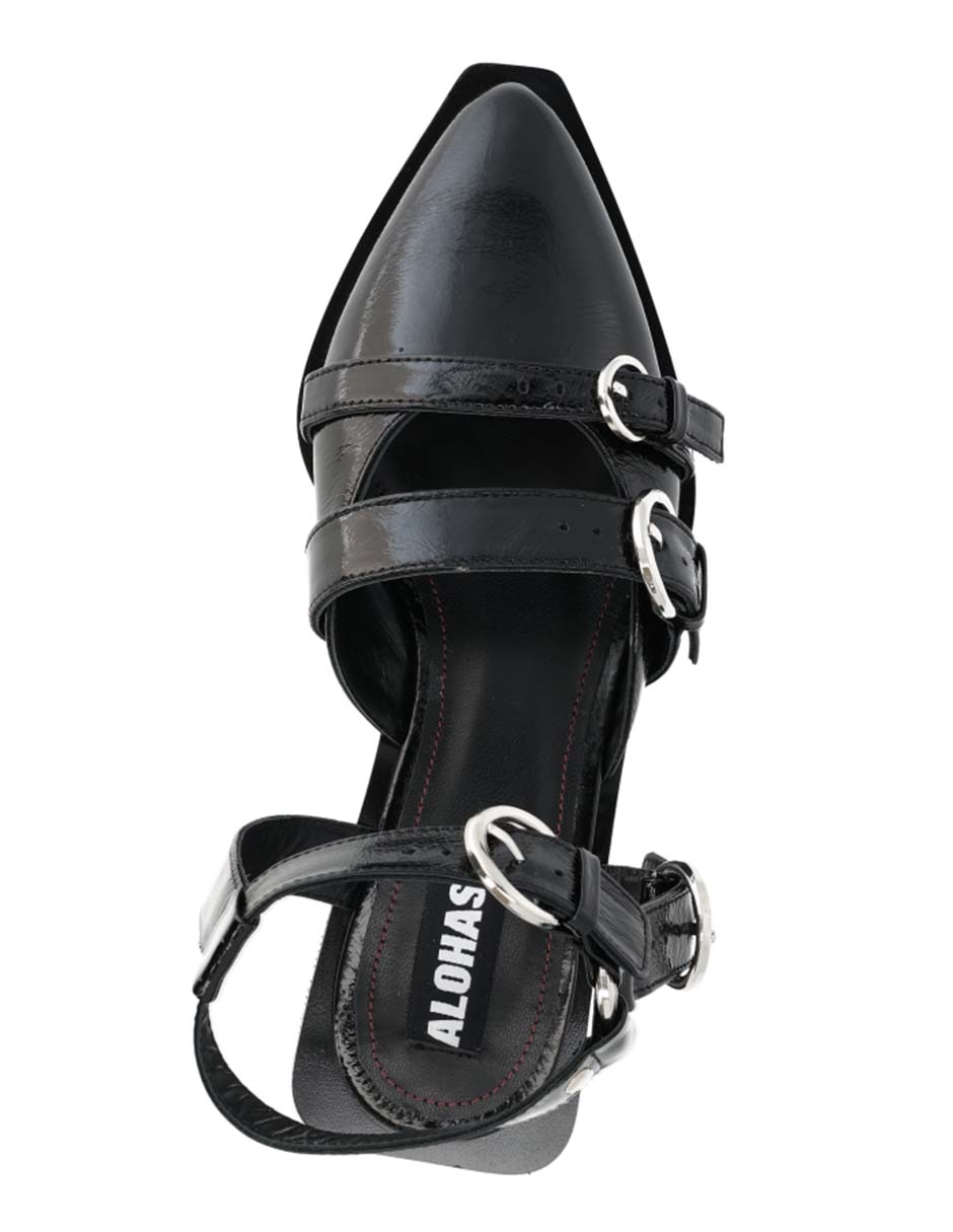 Zapato Alohas de charol piel para mujer