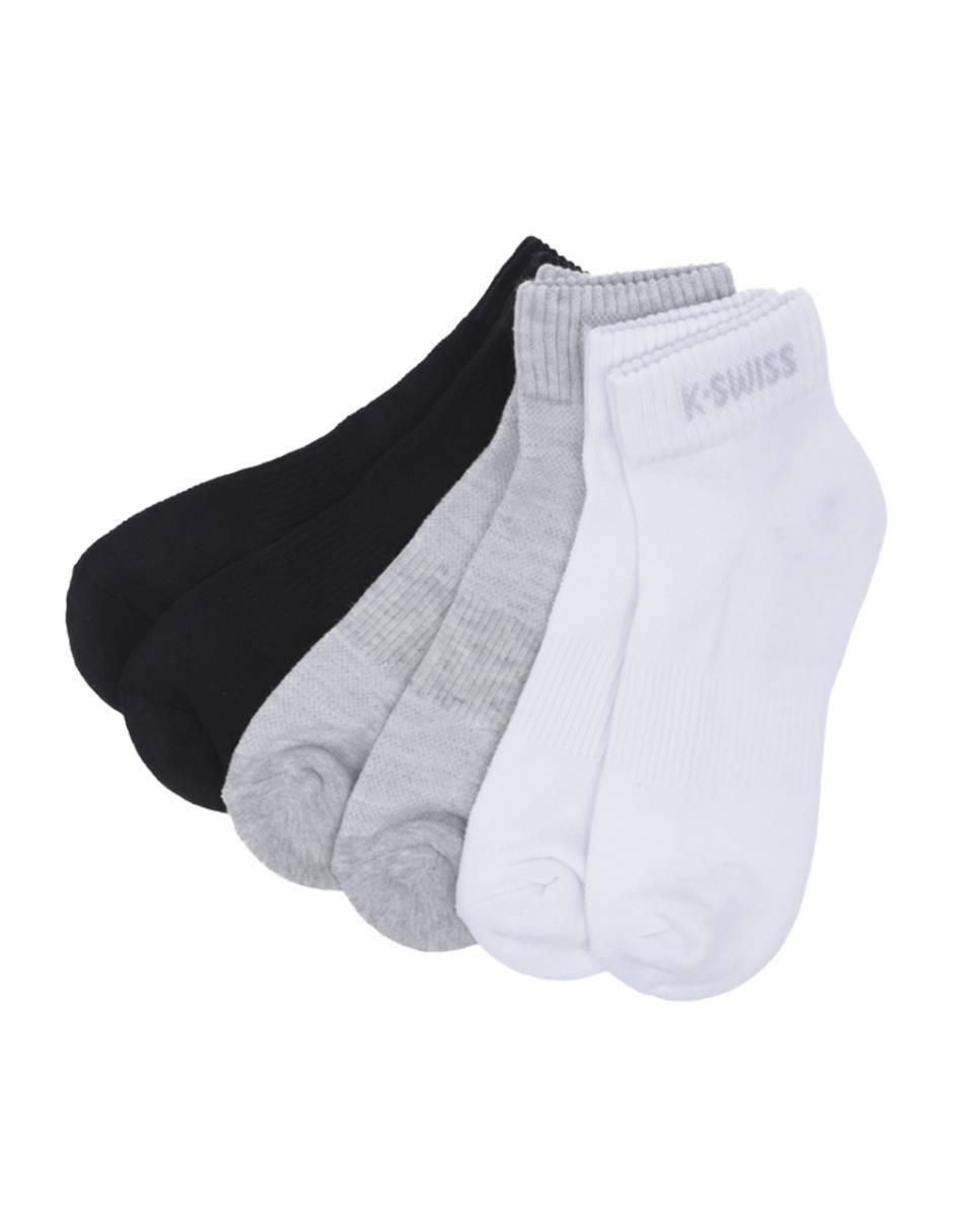 Calceta comfort de algodón para mujer 3 pares