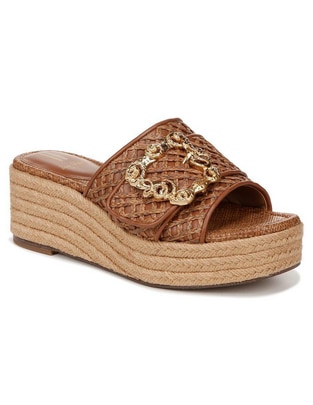 Sandalia Crosshatchraffia Cuoio para mujer Sandalia Crosshatchraffia Cuoio para mujer