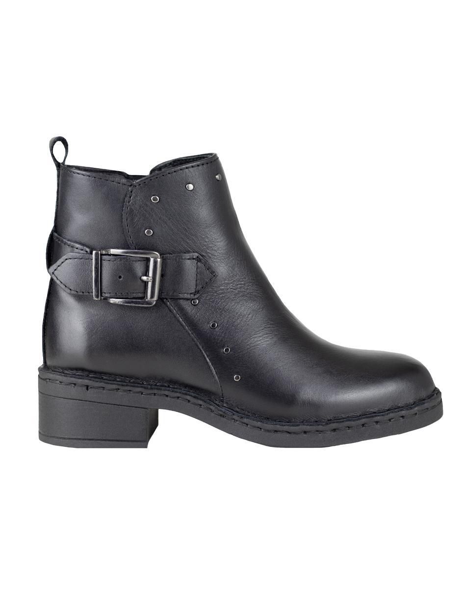 Bota arriba del tobillo Lobo Solo de piel para mujer