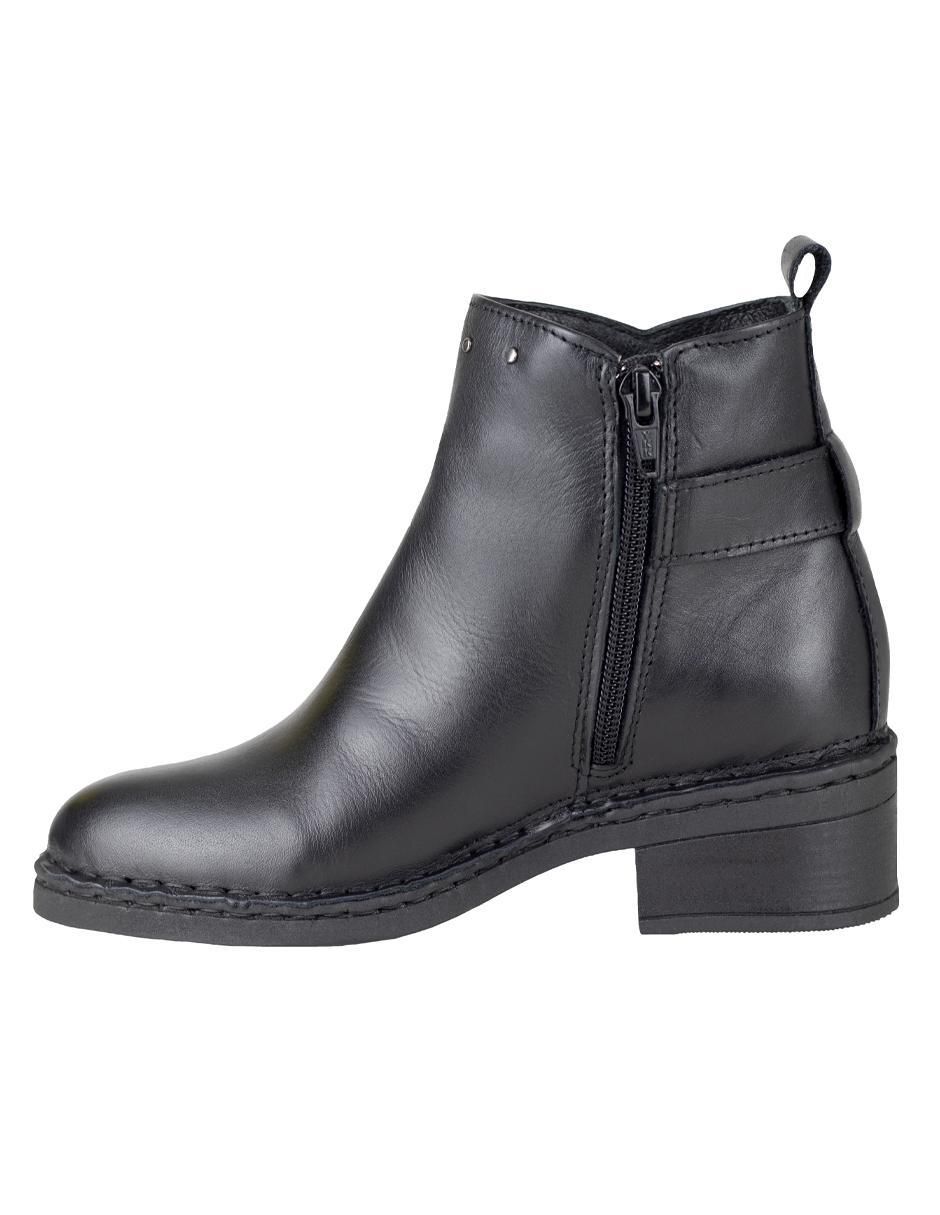 Bota arriba del tobillo Lobo Solo de piel para mujer