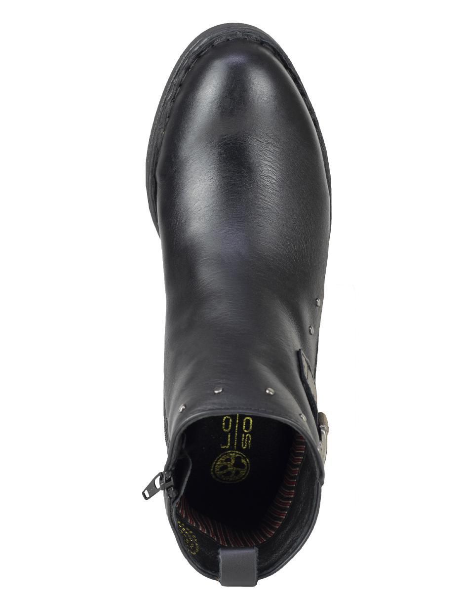 Bota arriba del tobillo Lobo Solo de piel para mujer