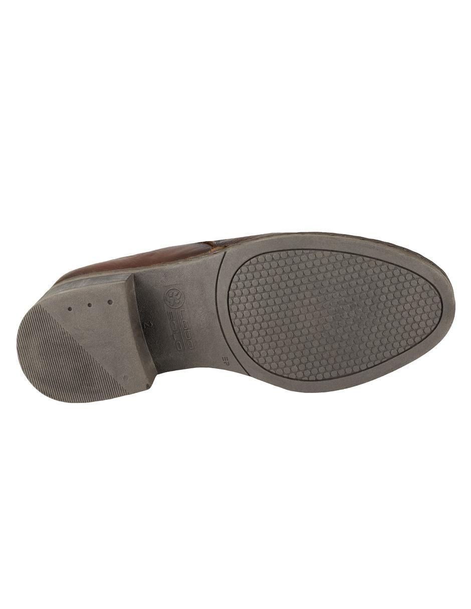 Bota arriba del tobillo Lobo Solo de piel para mujer