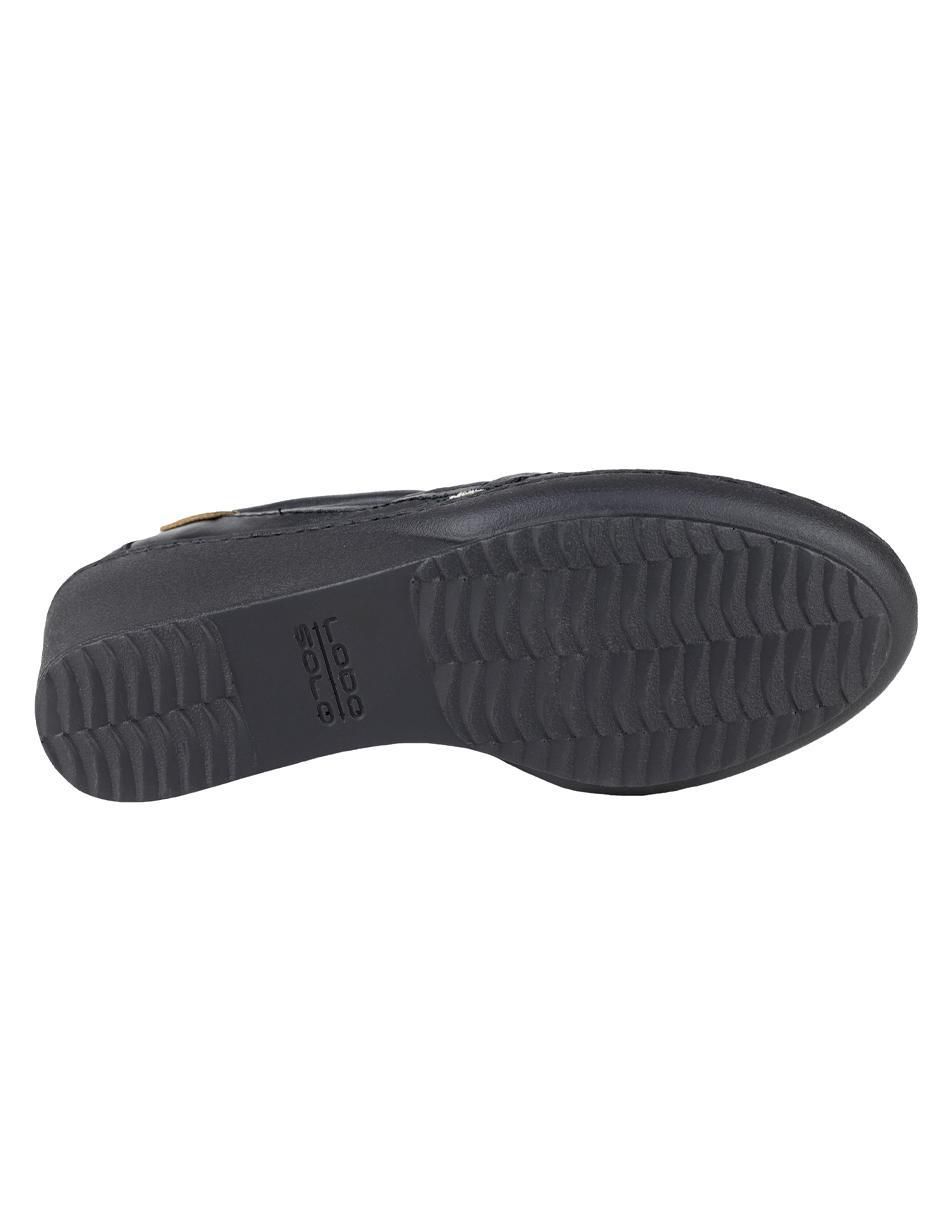 Mocasín de piel para mujer
