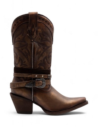 Bota cowboy abajo de la rodilla de piel bovino para mujer Bota cowboy abajo de la rodilla de piel bovino para mujer