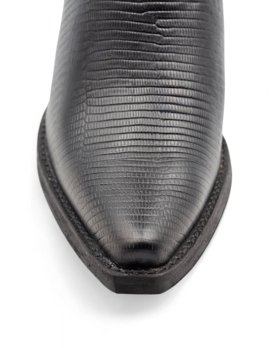Bota cowboy abajo de la rodilla Lyard de piel para mujer
