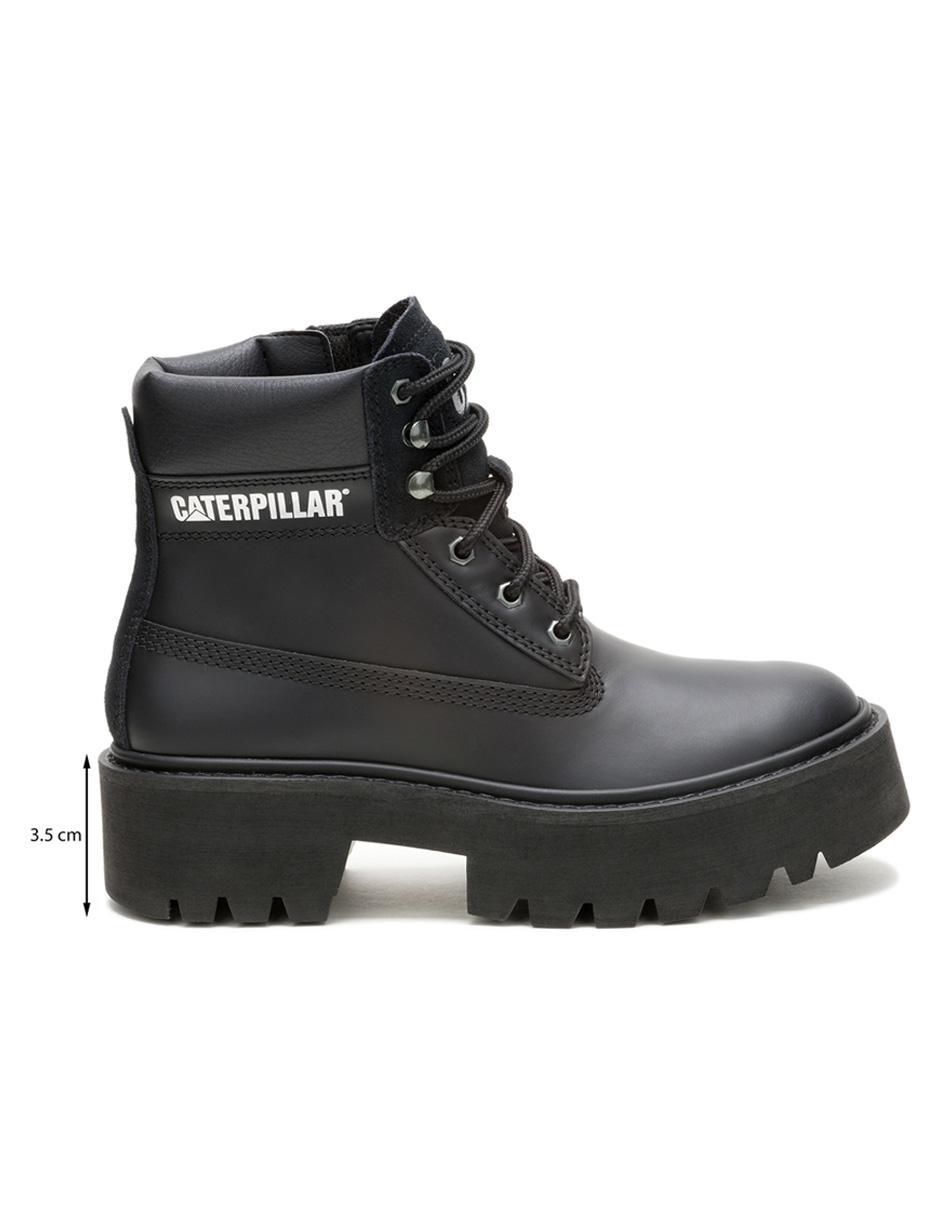 Bota arriba del tobillo Caterpillar de piel para mujer