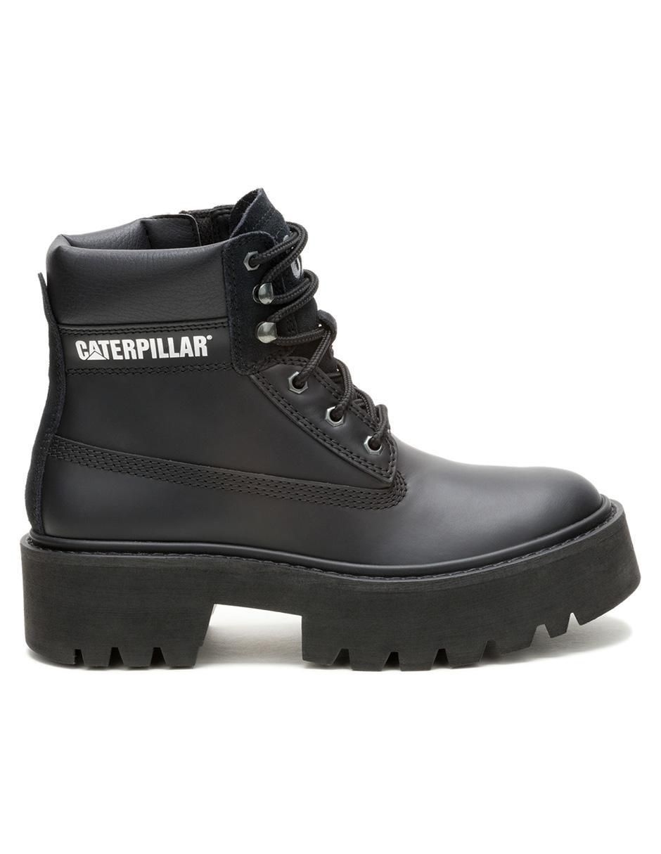 Bota arriba del tobillo Caterpillar de piel para mujer