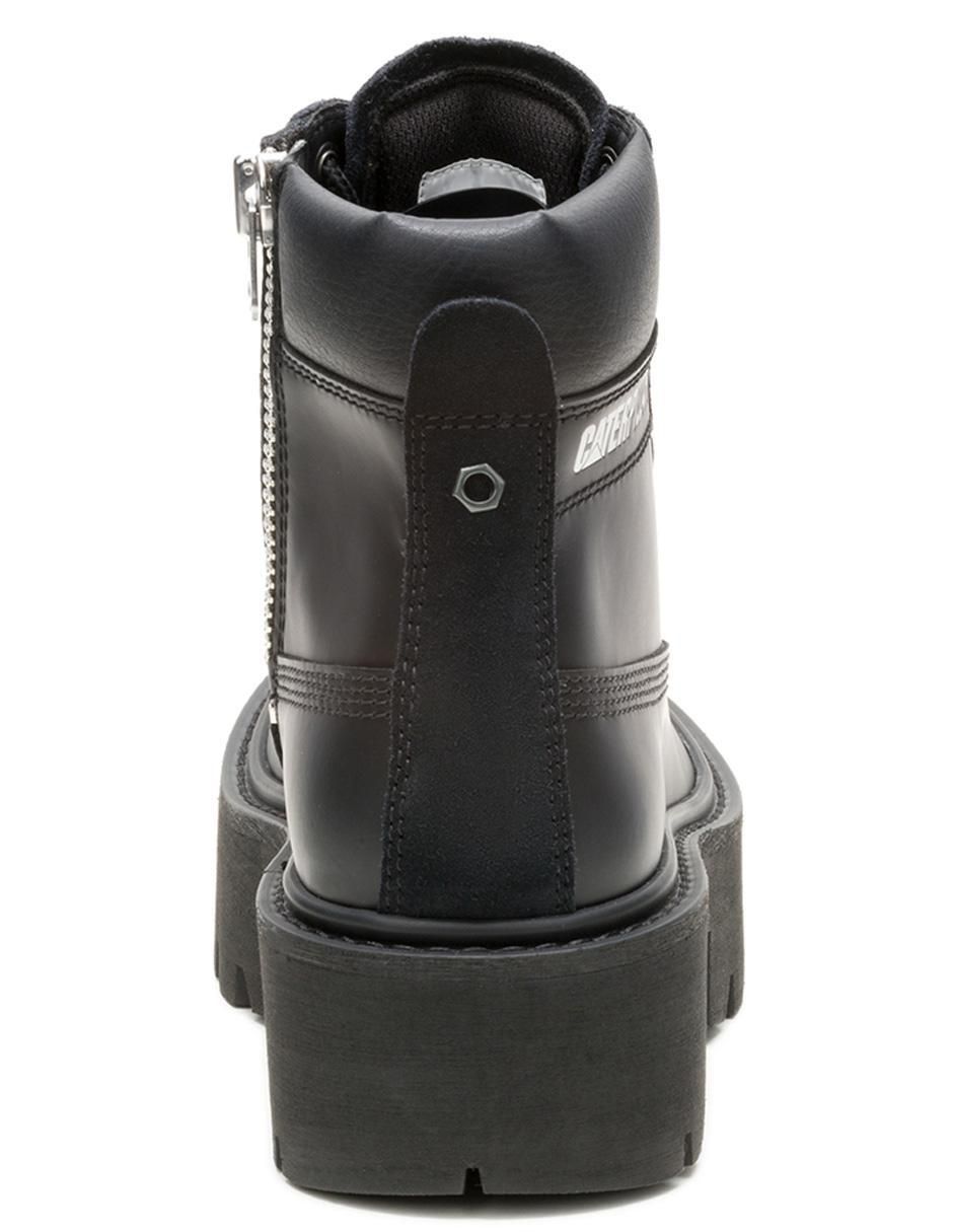 Bota arriba del tobillo Caterpillar de piel para mujer