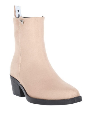 Bota cowboy al tobillo Texas de gamuza para mujer Bota cowboy al tobillo Texas de gamuza para mujer