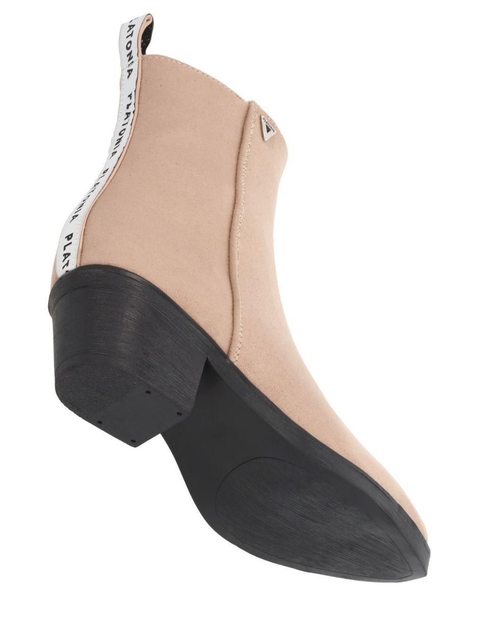 Bota cowboy al tobillo Texas de gamuza para mujer 6