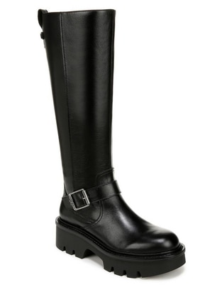 Bota abajo de la rodilla de piel para mujer Bota abajo de la rodilla de piel para mujer