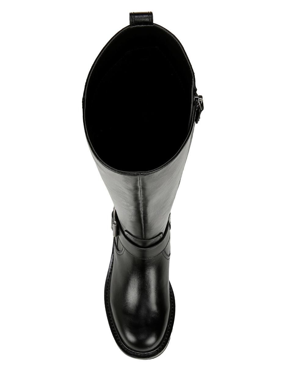 Bota abajo de la rodilla de piel para mujer 8