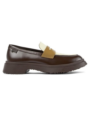 Mocasín Twins de piel para mujer