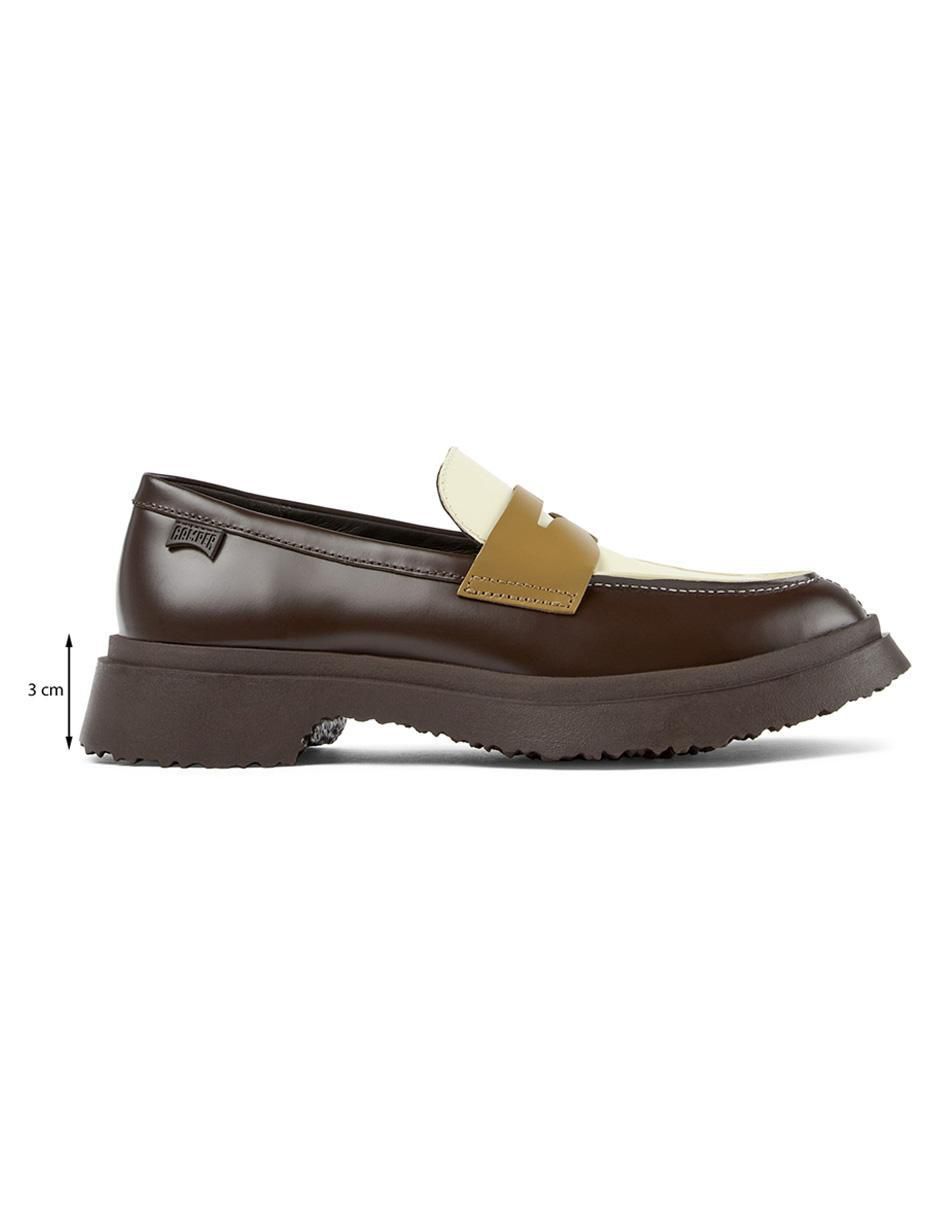 Mocasín Twins de piel para mujer 6