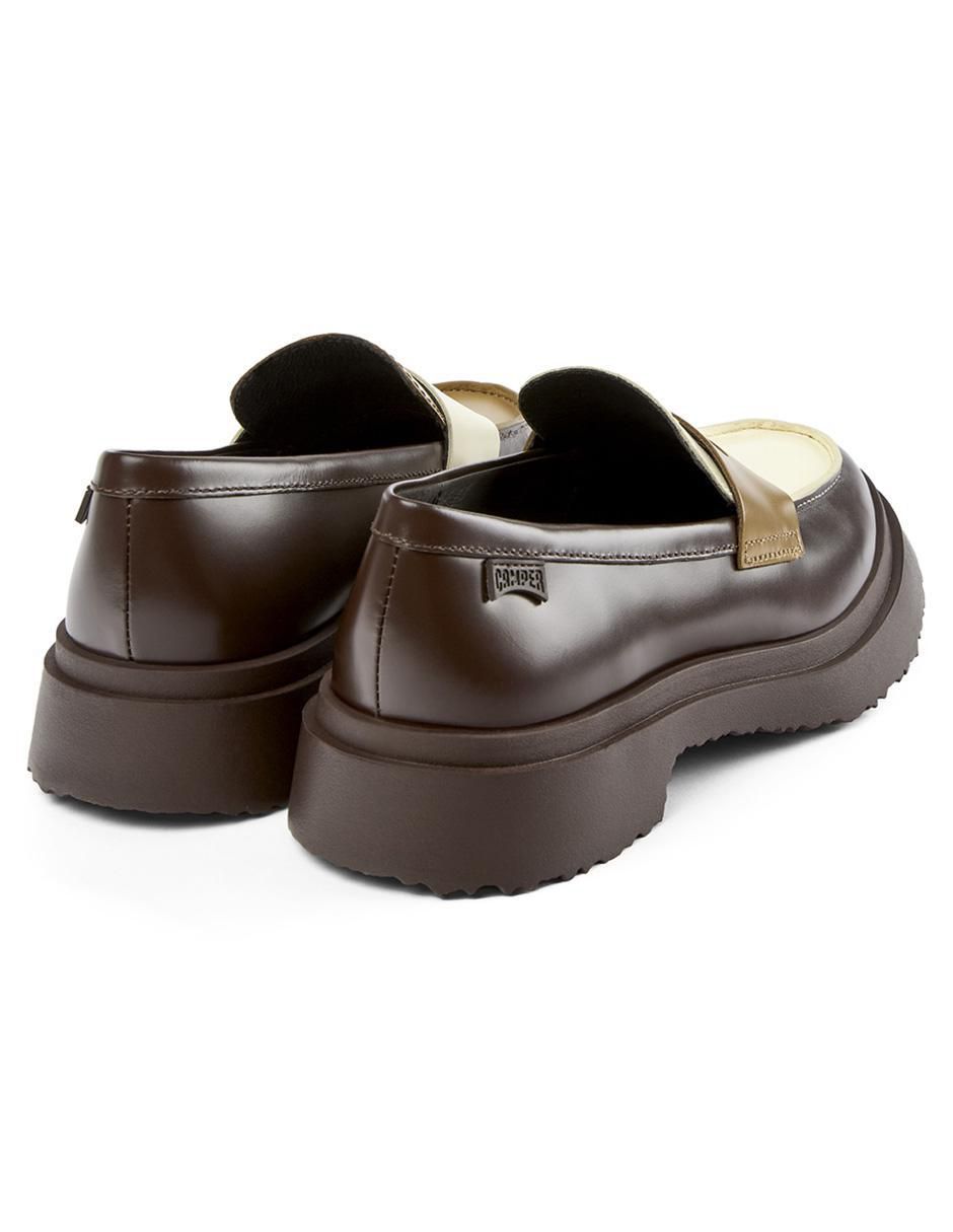 Mocasín Twins de piel para mujer