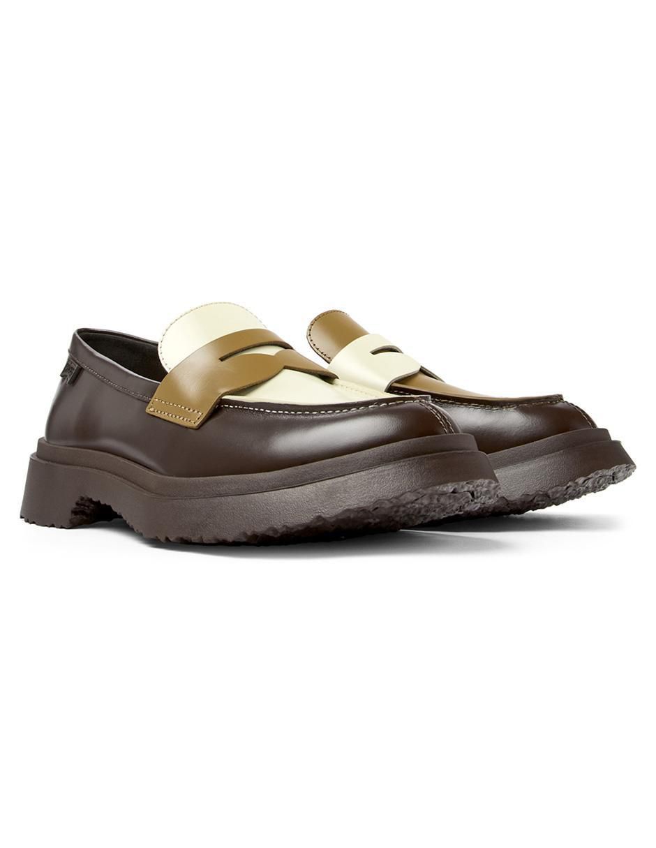 Mocasín Twins de piel para mujer