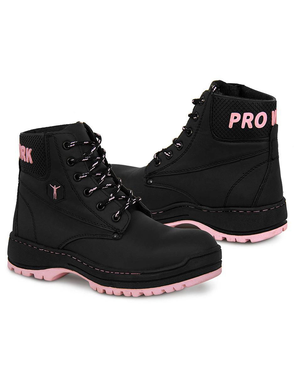 Bota al tobillo Prowork de piel para mujer